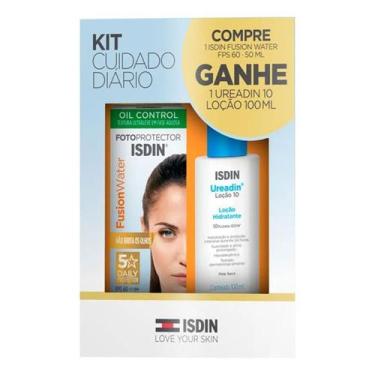 Imagem de Kit Protetor Solar Facial Isdin Fusion Water Fps60 Sem Cor