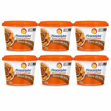 Imagem de Kit 6 unidades de Doce Leite Zero Lactose Piracanjuba 350g