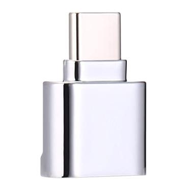 Imagem de figatia OTG USB 3.1 Type-C para Adaptador de Cartão TF Card Reader Micro SD - Prata