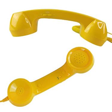 Imagem de Monofone Microfone Kit 2 Uni Pop Phone Atende Ligaçao Chamadas Telefone Tablet Smartphone Vintage Retro Portatil