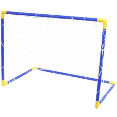 Imagem de Golzinho De Futebol Mini Trave Gol Infantil Com Rede Plástico Desmontá