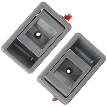 Imagem de NPAUTO – Maçaneta de substituição para maçaneta de passageiro e motorista dianteiro para Toyota Tacoma 1995-2000, 1988-1992 Corolla, 89-95 4Runner, 1989-92 Geo Prizm, 89-95 Pickup, par, cinza