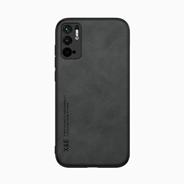 Imagem de Kepuch Silklike Capa para Xiaomi Poco M3 Pro,Redmi Note 10 5G - Case Placa de Metal Embutida para Xiaomi Poco M3 Pro,Redmi Note 10 5G - Preto