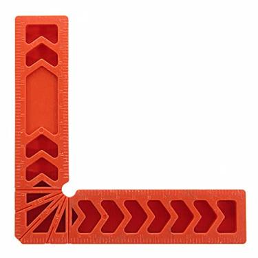 Imagem de MOOKEENONE 1 * Grampo angular em forma de L Régua de fixação quadrada ferramenta manual de fixação para marcenaria