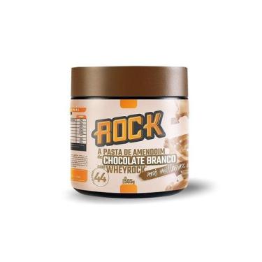 Imagem de Pasta De Amendoin Whey Rock Chocolate Branco (500G) - Rock