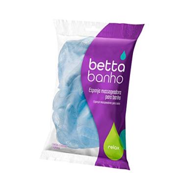 Imagem de BettaBanho - Esponja Massageadora para Banho, Cor Sortida - Cinza/Azul/Rosa/Lilás, Bettanin