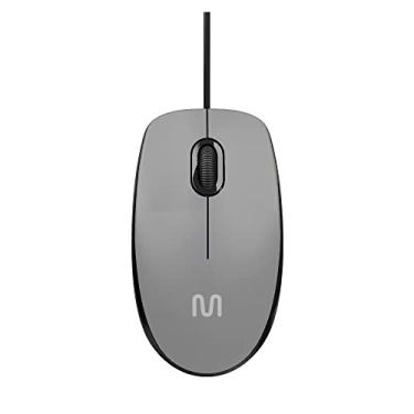 Imagem de Mouse Com Fio MF400 1200DPI Cinza Multi (Multilaser) - MO387