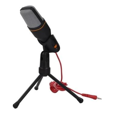 Imagem de Microfone Condensador para PC com Tripé e Cabo P2