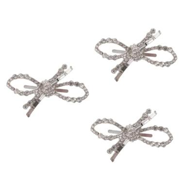 Imagem de Luxshiny 3 Pecas clipe de sapato de joias jóia fina clipes de sapato para bombas saltos femininos saltos de strass sapatos de noiva fivela clipe de sapato de laço de strass flor de sapato
