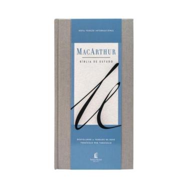 Imagem de Biblia De Estudo Macarthur, Nvi, Capa Dura, Tecido, Leitura Perfeita