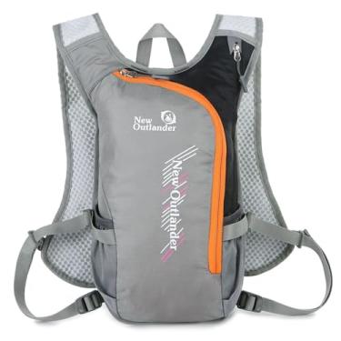 Imagem de XCPHGFM Mochila de hidratação respirável Mochila de bexiga de água reflexiva de nylon para caminhadas, corrida, ciclismo