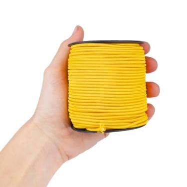 Imagem de Elástico Roliço Colorido - 2,2mm - 50 Metros- Cor Amarelo Ouro - 110 Nybc