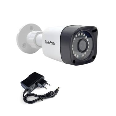 Imagem de Câmera de Segurança Bullet Externa Full HD 1080p 2MP com Visão Noturna Tudo Forte + Fonte