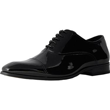 Imagem de Florsheim Sapato Oxford masculino Tux Cap Toe, Preto, 7.5 Wide