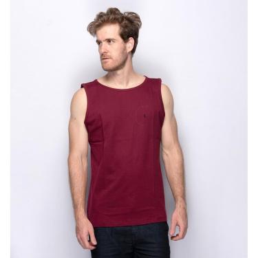 Imagem de Regata Masculina Camiseta Básica Algodão Lisa Gola Redonda-Masculino