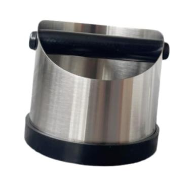 Imagem de WeiLaiKeQi Caixa de café de aço inoxidável para bater, moer resíduos, acessório para máquina de café expresso para cafeteria, Boca de Arco Redondo