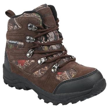 Imagem de Bota de caminhada imperme vel Northside Tracker JR 400 (crian a pequena/crian a grande), Brown Camo, 3 Little Kid