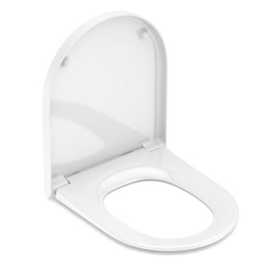 Imagem de Kit 3 Assentos Sanitário com Queda Amortecida Debba Round Roca Branco Brilhante