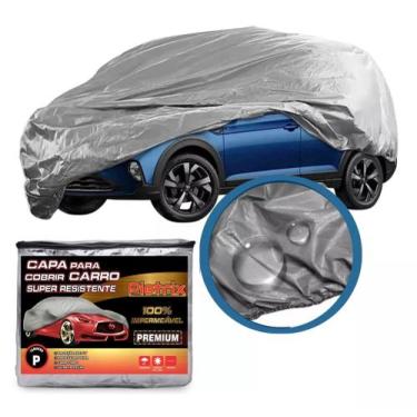 Imagem de capa protetora de carro fox fusca fiesta impermeável protege sol chuva