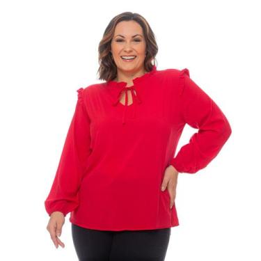 Imagem de Blusa Feminina Plus Size Moderna Roupa Grande Confortável - Gatta Fash