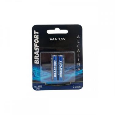 Imagem de Pilha Brasfort Alc Palito Aaa C/02 - BRASFORT ELETRICA