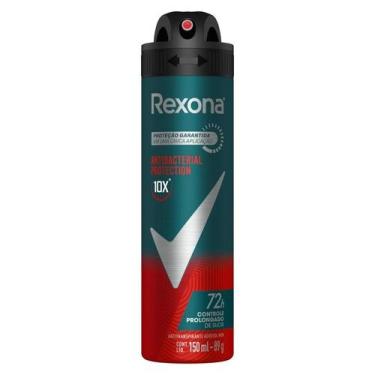 Imagem de Desodorante Antitranspirante Aerosol Rexona Masculino Antibacterial Pr