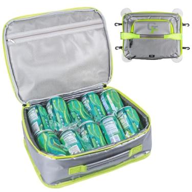 Imagem de Gradient Fitness Cooler de prancha de remo de PVC à prova d'água para caiaque. Cooler SUP para prancha de remo – Bolsa expansível para deck com anéis D de metal acessórios para prancha de remo