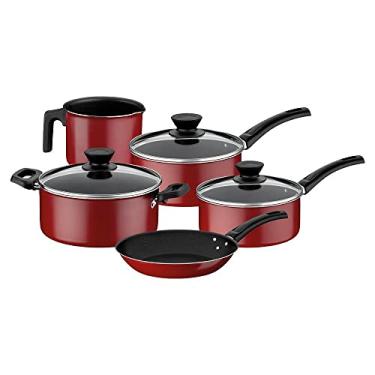 Imagem de Jogo de Panelas 5 Peças Tramontina Antiaderente Starflon Max Coimbra 20297/740