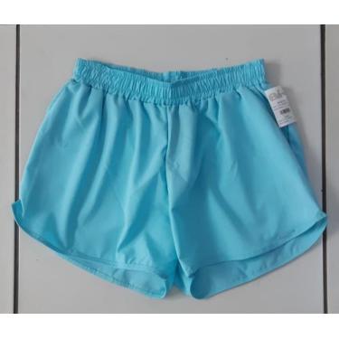 Imagem de Shorts feminino Tactel c/ Elastano - Ases, M, Azul bebe