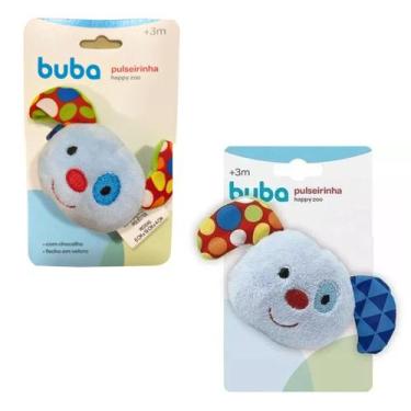 Imagem de Pulseirinha Com Chocalho Infantil Happy Zoo Baby Girafinha 09828 - Bub