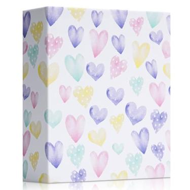 Imagem de Vienrose Álbum de Fotos para 4X6, Álbum de Fotos Pequeno com Capacidade para 100 Fotos, Livro de Fotos com Capa de Couro Pu para Fotos Verticais, Álbum de Memórias para Bebês, Casamento, Formatura, Vi