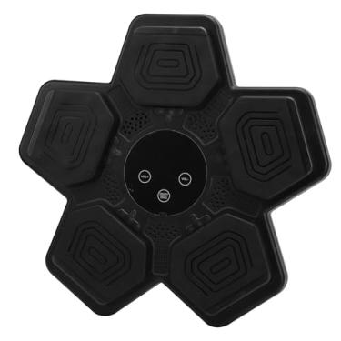 Imagem de Máquina de Boxe de Música Inteligente para Crianças, Modos de Salto de 5 Níveis, Treinador de Boxe Montado na Parede Com Luvas, Equipamento de Boxe Bluetooth Equipamento de (Preto)
