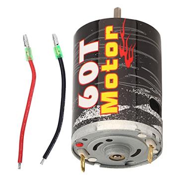 Imagem de Motor de Escova de Carro RC, 540 Motor Escovado Velocidade Rápida Rolamento RC Motores Elétricos RC Acessório de Peça Sobressalente para 1/10 Modelo de Barco de Carro RC (M540-60T)
