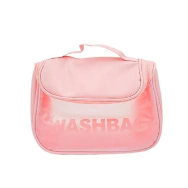 Imagem de Necessaire Feminina Viagem Gancho Mala Organizadora Pendurar (Rosa)