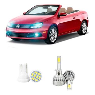Imagem de Lampada Led Farol Alto Volkswagen Eos 2006 A 2015 20000lm - V10, Branc