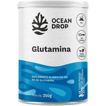 Imagem de Glutamina em Pó 100% Pura Vegano (250g) - Ocean Drop
