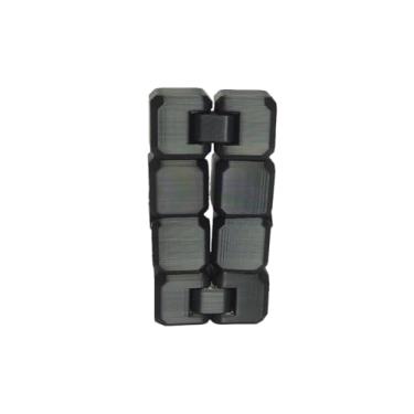 Imagem de Cubo Infinito Magico Fidget Anti Stresse Ansiedade Diversas Cores Presente Coordenação (Preto)