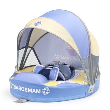 Imagem de Boia de Natação Lanstics Mambobaby com Dossel, Boia de Natação para Bebês Não Inflável, FPS 50+ Proteção UV para Bebês de 3 a 24 Meses (Viagem)