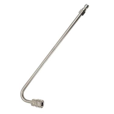 Imagem de IEUDNS Haste de limpeza de calhas para lavadora de alta pressão, acessório versátil, extensão para irrigação de gramados, uso doméstico e quintal, 340mm U Shaped