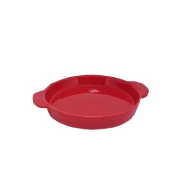 Imagem de Travessa Redonda Com Alça (lisa) CERÂMICA: A Perfeição para Servir com