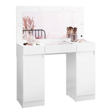 Imagem de Penteadeira Camarim Studio 2 Portas E 3 Gavetas Branco - Móveis Albatroz Branco