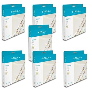 Imagem de Kit 7x Fita LED - Stella - 5m 10W/m 12V 3000K IP20 SMD5050 Branco Quente - STH7814/30