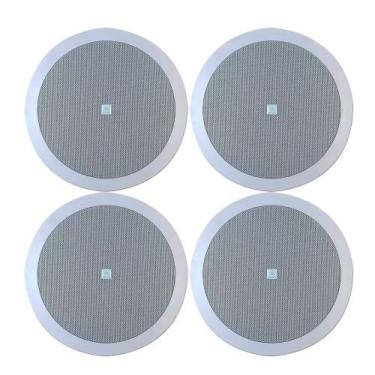 Imagem de Kit 4 Caixas de Som Arandela JBL 6CO2R S/AT 50w - Branca