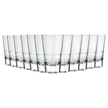 Imagem de Conjunto 12 Copos Caninha Dose Shot Cachaça Vidro 100ml