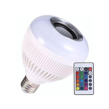 Imagem de Lampada Bulbo 6W Musical Bluetooth Rgb - Injoi