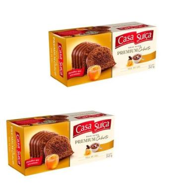 Imagem de Kit 2 Bolo Coberto de Chocolate com Recheio de PÃO DE MEL ! - Casa suí