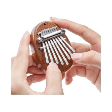 Imagem de Mini Kalimba De 8 Teclas Fácil De Aprender, Um Adorável Instrumento Mu