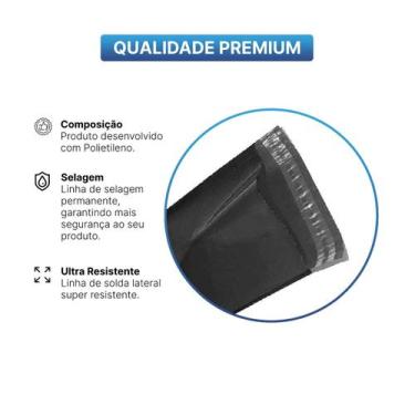 Imagem de Envelope De Segurança Lacre Inviolável 60x80 100 Unidades - SF PLÁSTIC
