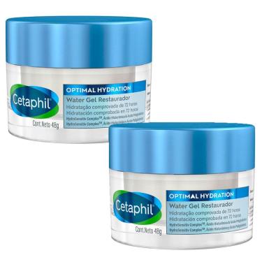 Imagem de Kit 2 Cetaphil Optimal Hydration Water Gel Restaurador 48g