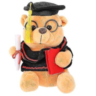 Imagem de Adorável Urso de Pelúcia Brinquedo Urso Criativo com Graduatio - Shimu
